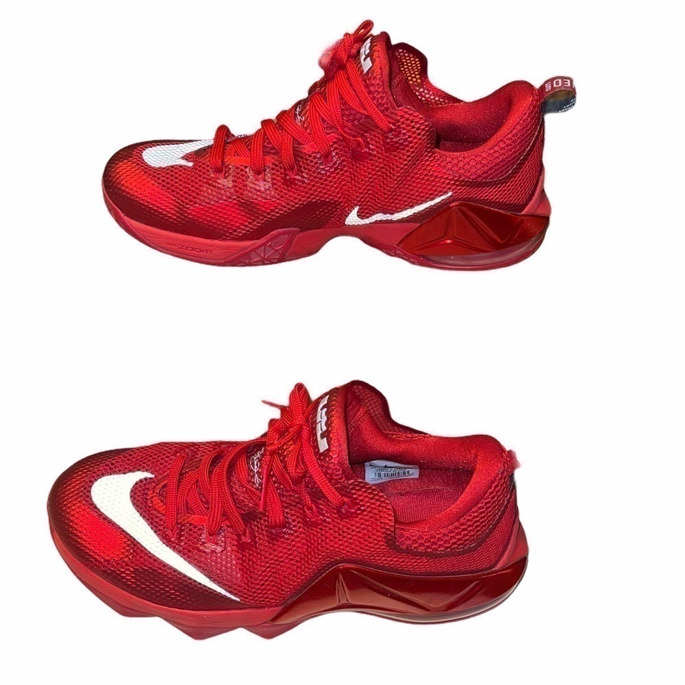 Nike Lebron 12 Low EP University Red Low-top 2015 - Picture 2 of 12